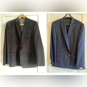 U.S. Polo Black Corduroy & Ralph Lauren Navy Blazers, 42R, great condition